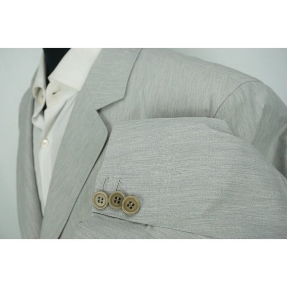 C.P. Company Light Gray Cotton Blend Sport Coat Jacket Sz 54 EU 44US - Picture 5 of 11